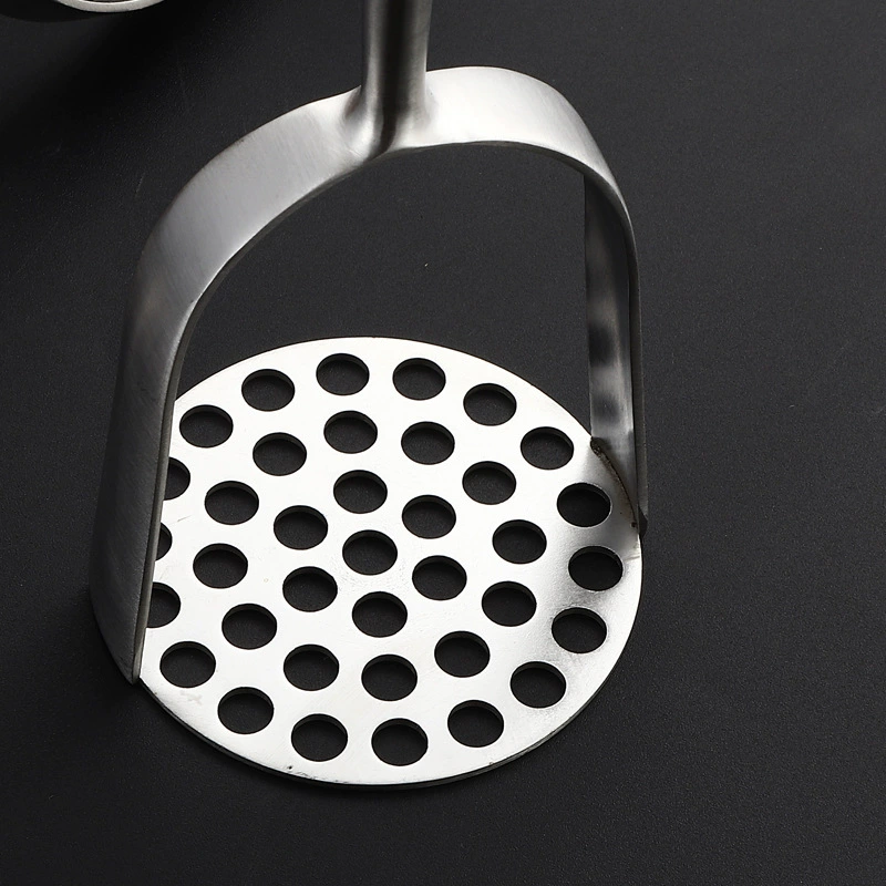 304 stainless steel potato masher kitchen home mashing tool baby solid food mashers potato press