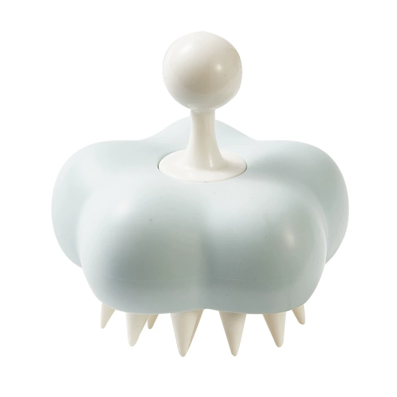 Shampoo Massage Brush Flower, PP+TPR, Compact 7.7×7.8 cm, Multicolor