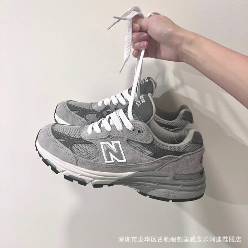 Putian Factory Pure Original Nb993 Foreign Trade Cross-Border Running Original Gray Unisex Breathable Basketball Sports Dad Shoes