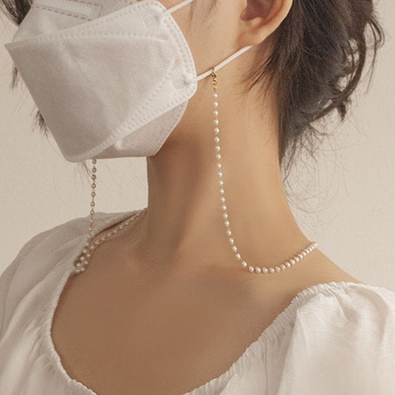 Cross-border best-selling European and American necklace chain glasses chain, two-in-one metal glasses chain