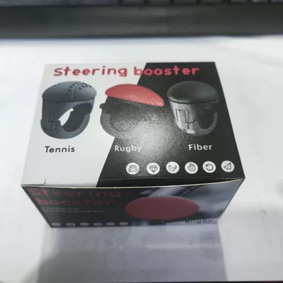 Car Steering Wheel Universal Power Ball Car Turning Assistant Labor-Saving Metal Bearing One-Hand Steering Power Ball (Steering wheel booster) - black