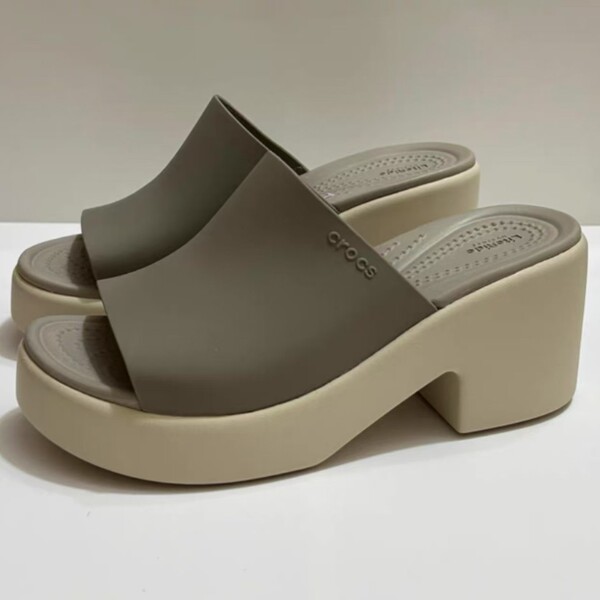 Comfortable mule for leisure heels platform
