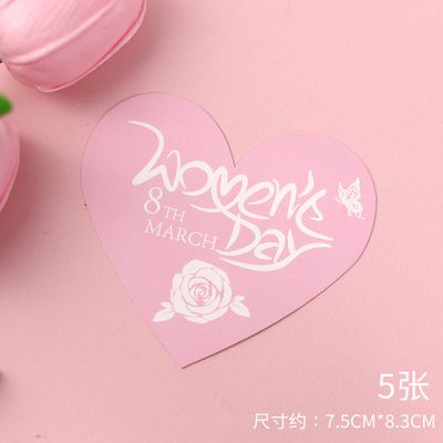 Día de la diosa de la mujer red pastel horneado decoración de mano claveles taza de barril transparente bolsa de mousse embalaje