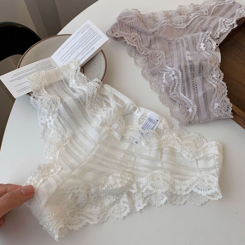 C • T • 8 cross-mirror lace underwear ladies wholesale waist seamless heavy handmade cotton crotch Amazon direct supply C • T • 8 cross-mirror lace underwear ladies wholesale waist seamless heavy handmade cotton crotch Amazon direct supply