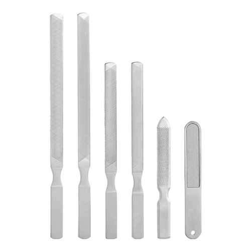 Manicure tools, four-sided manicure file, stainless steel nail file, thickened pedicure file, onychomycosis polishing strip