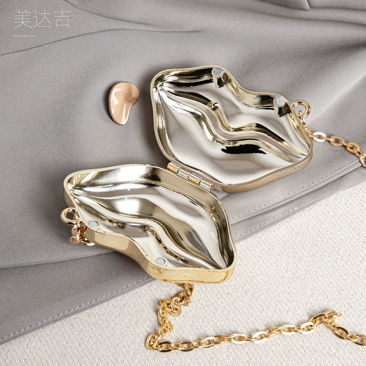 Chain, summer shoulder bag, for import, wholesale