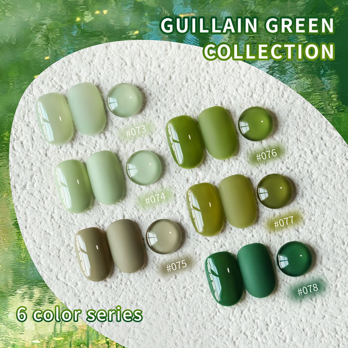 Esmalte de Uñas en Gel de Color Sólido de Secado rápido para Salón de Uñas