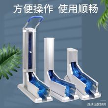 一次性鞋套机全自动脚套器踩脚换穿套鞋机工厂新款拖拉式家用商用