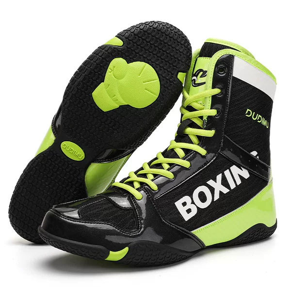 2025 New Professional Men's and Women's Boxing Shoes Indoor Training Wrestling Shoes Breathable and Comfortable Free Fighting Sanda Shoes