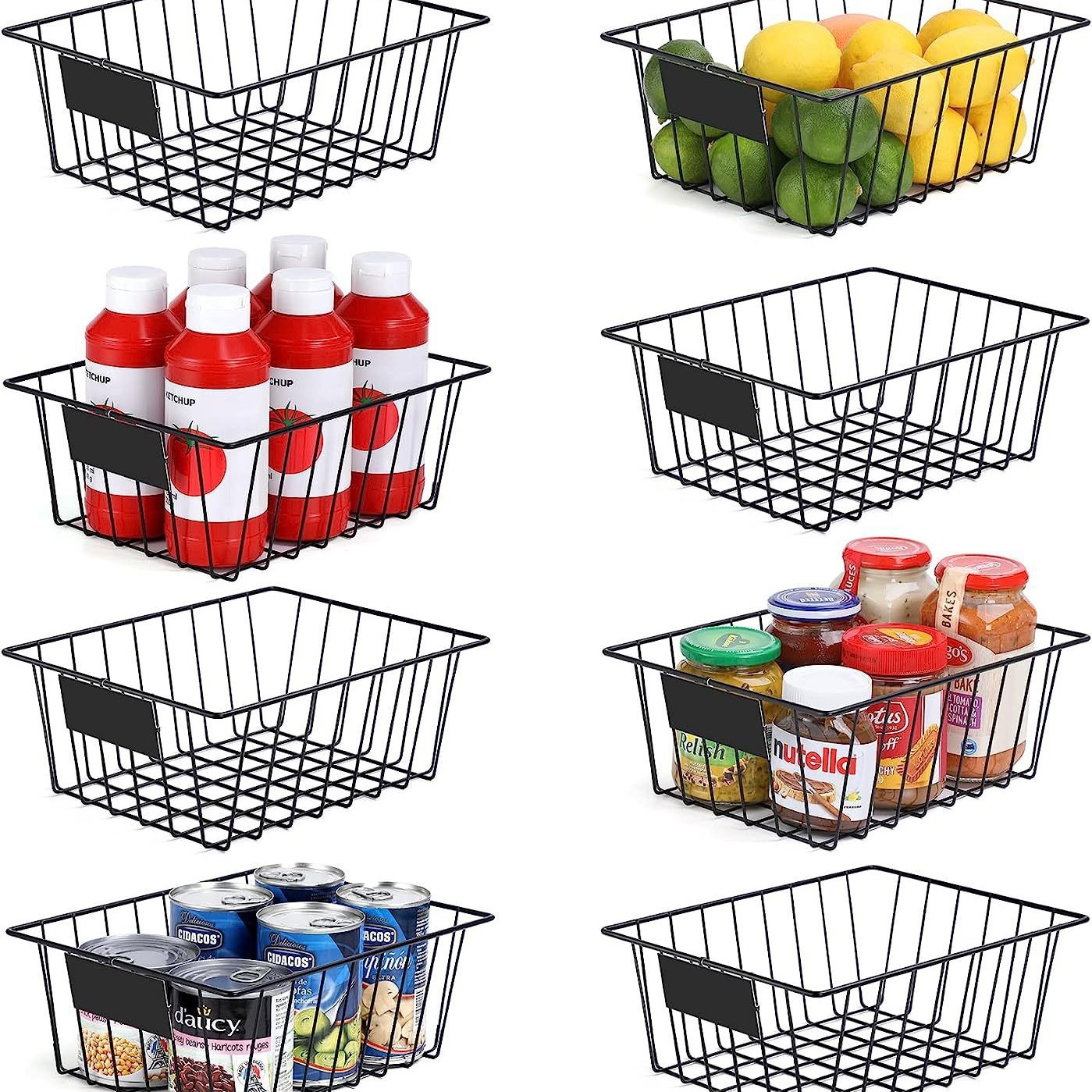 Cesta de almacenamiento creativa para sala y cocina, ideal para frutas, verduras y snacks