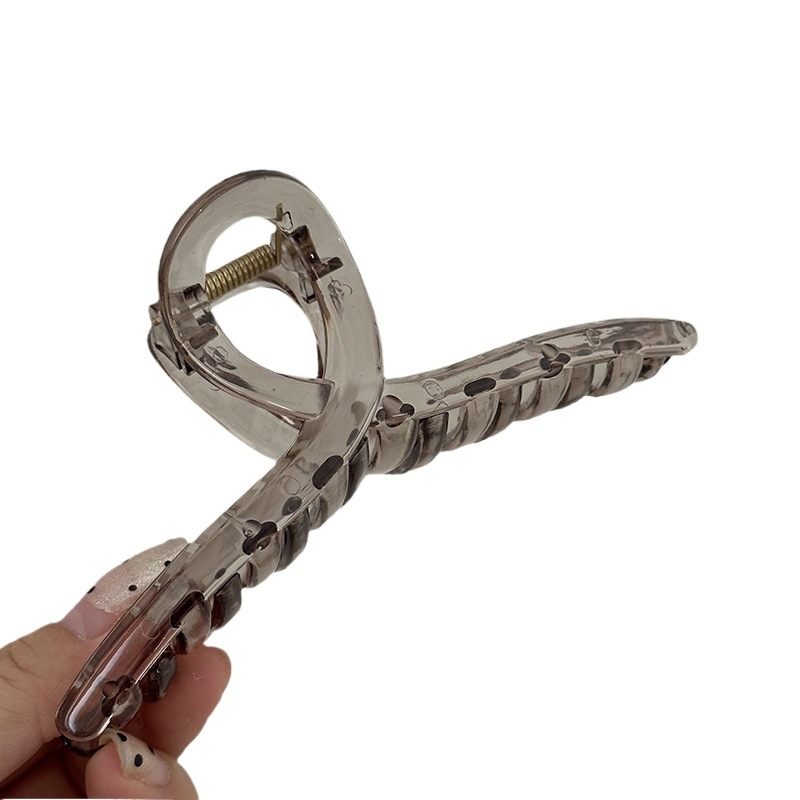 14cm horquilla de gran tamaño de plástico Cruz colgador updo clip de pelo de alta calidad hembra tiburón clip accesorios para el cabello tocado