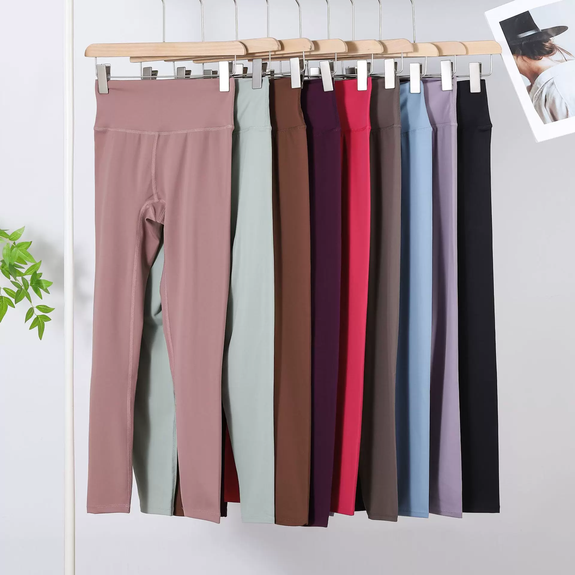 春秋季运动健身跑步裤高腰修身无缝瑜伽裤亲肤高弹力百搭款瑜伽裤