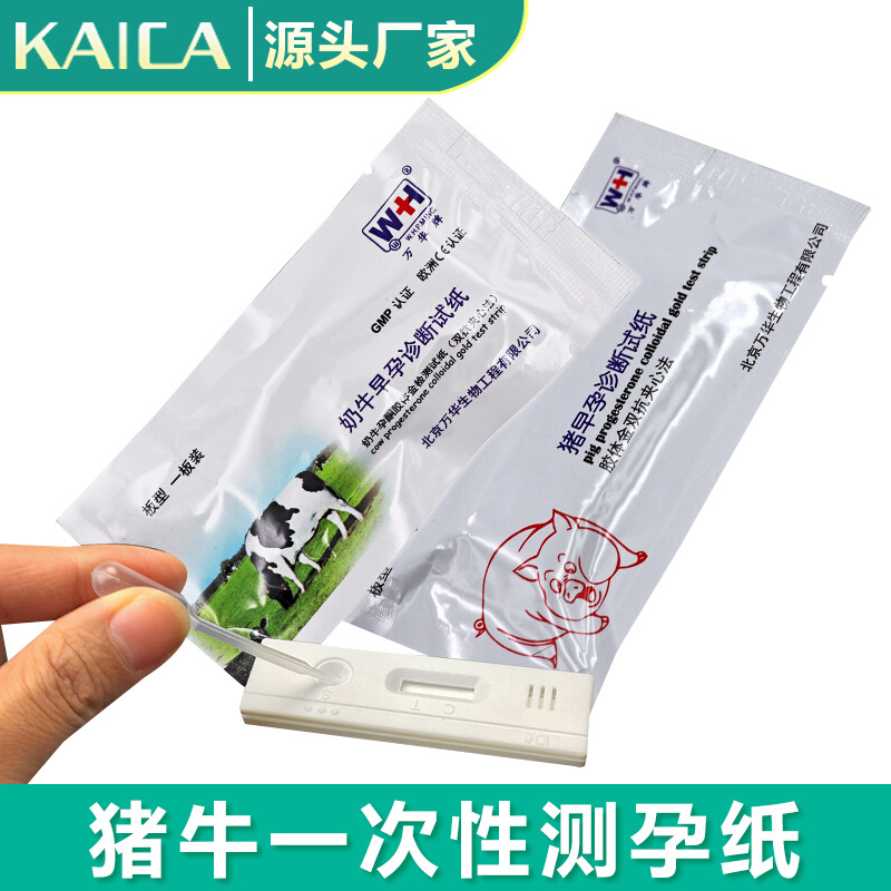 母猪怀孕试纸猪用检测早孕测孕棒母猪测孕纸排卵试纸兽用验孕试纸