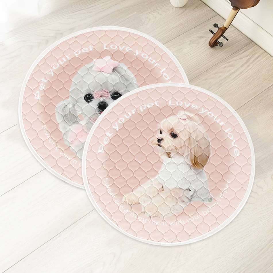 Креативное позиционирование, четырехсезонная подушка для подгузников для домашних животных с принтом, коврик для собак, спальный коврик для кошек, мгновенная впитывающая подушка, водонепроницаемая подушка для клетки-гнезда