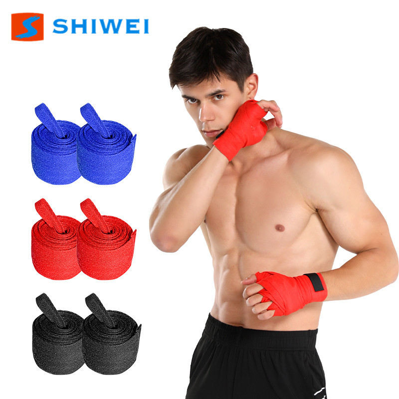 New Cotton 2.5m Boxing Bandage Tie Hand Belt Muay Thai Sanda Fighting Tie Hand Belt Tie Hand Guard