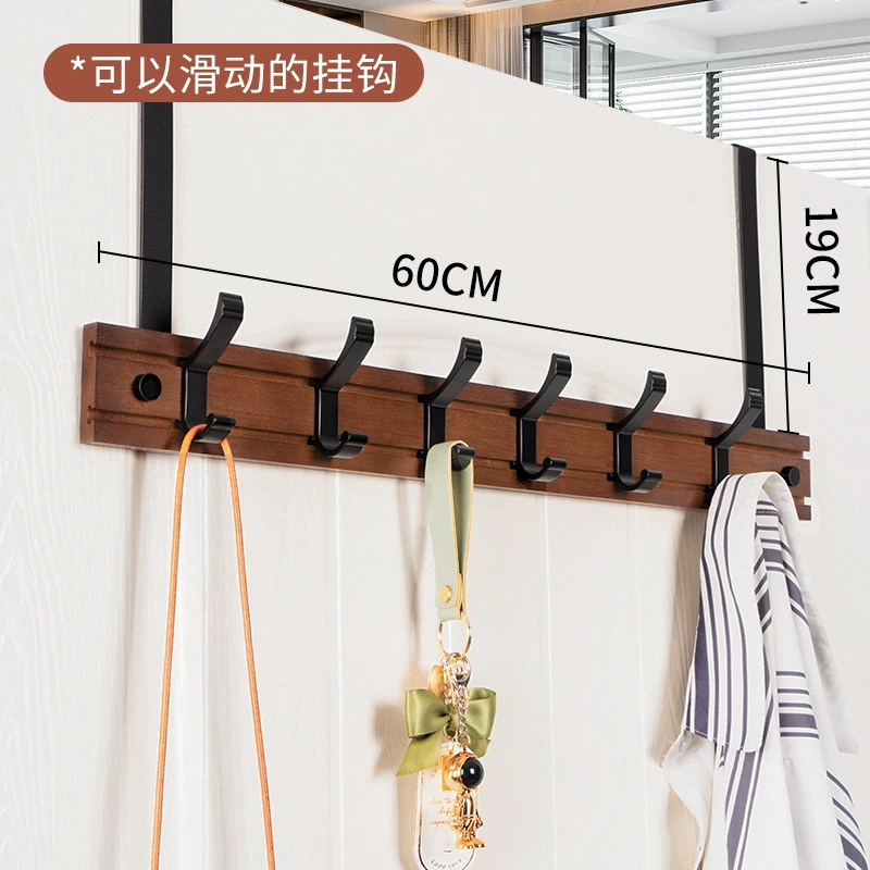 W8 door rear clothes hanger wall hanging without holes on the wall storage enclosure door hanging on the bedroom door