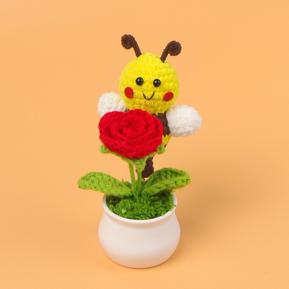 Colección de miel de recolección de flores de abejas - rosas rojas