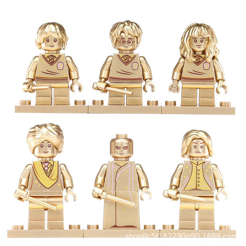 Specially Designed for Cross-Border Compatibility with Lego Bricks, Harry Figures, Potter Figures, Ninja Figures, Factory-Made Educational Building Blocks