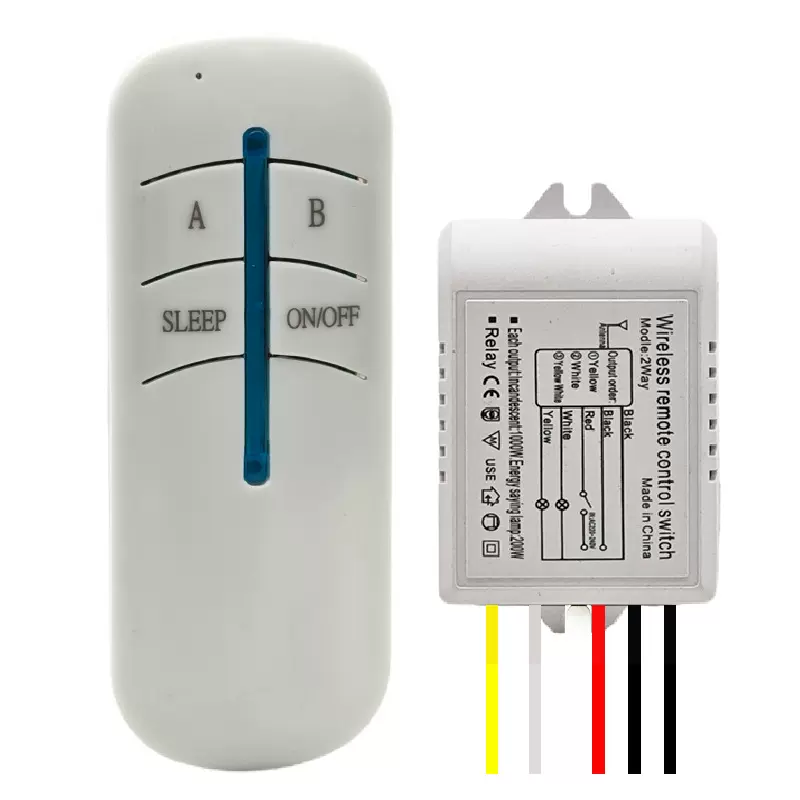智能控灯具灯饰无线智能二路遥控开关双控遥控器220v无线遥控开关