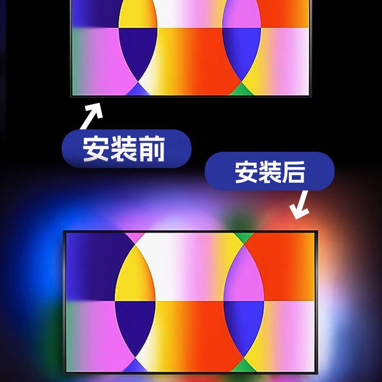 Graffiti inteligente TV faro HDMI luz con pantalla síncrono luz de fondo colorido voz APP control