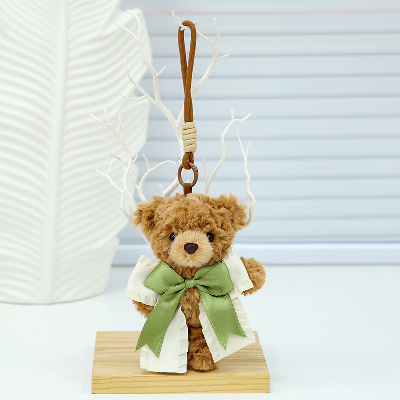 Bella Bear Pendant-Dark Brown Green