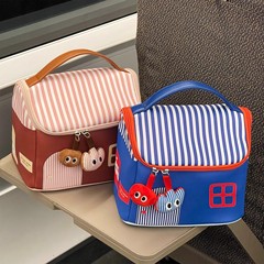 爆発ドーパミン小家化粧バッグ区分防水洗面バッグ旅行高級感スキンケア収納袋手提げ