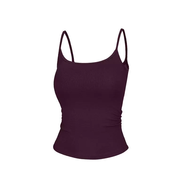 Top with cups, breathable elastic T-shirt, lifting effect