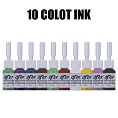 Set of Small Black Dragon Practice Color 5ml, Panda Piercing Eyebrow Tattoo Ink Plant Tattoo Ink Set
