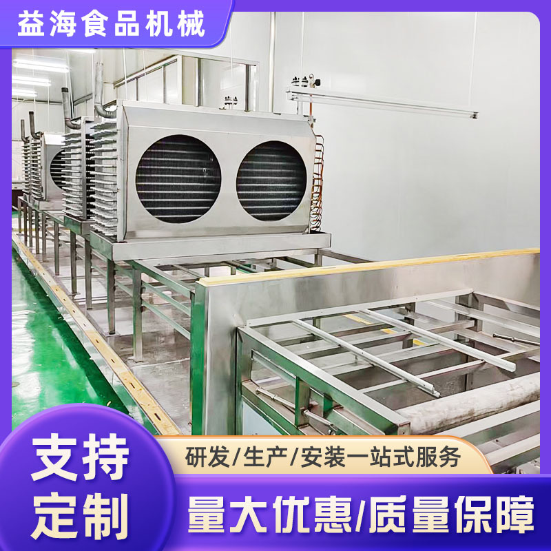 海产品双螺旋式速冻机 鸡鸭鹅肉禽极速锁鲜加工设备 隧道速冻机