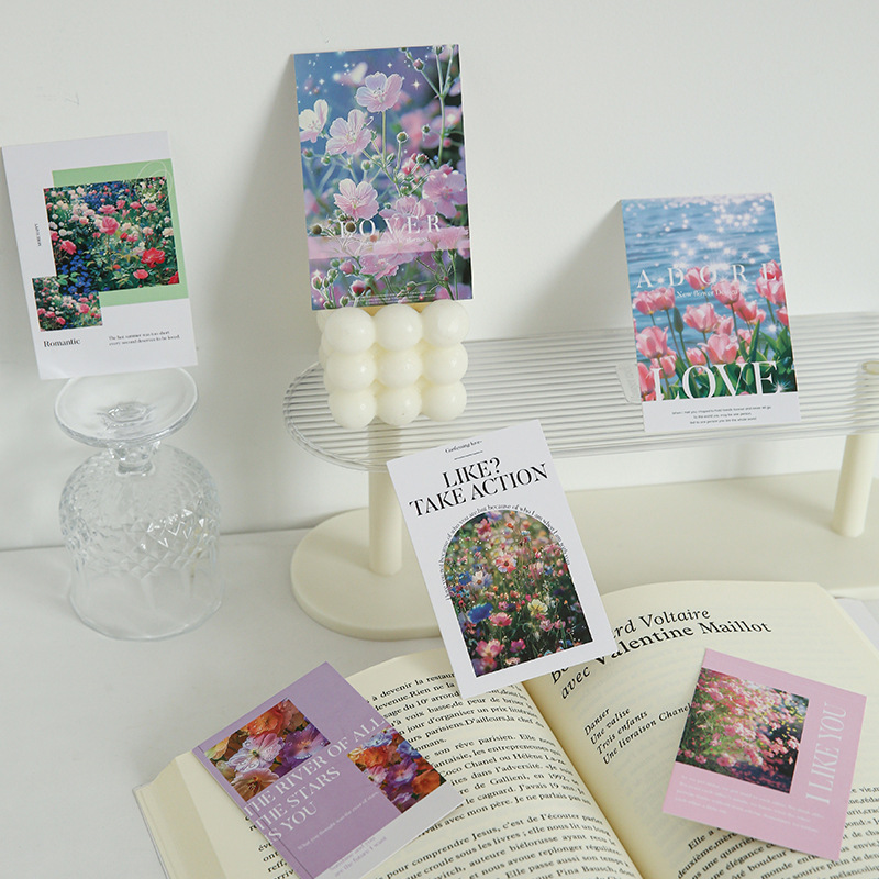 Nuevo ramo de flores del día de la madre, tarjeta de felicitación, embalaje de flores, decoración de caja de regalo, tarjetas de regalo