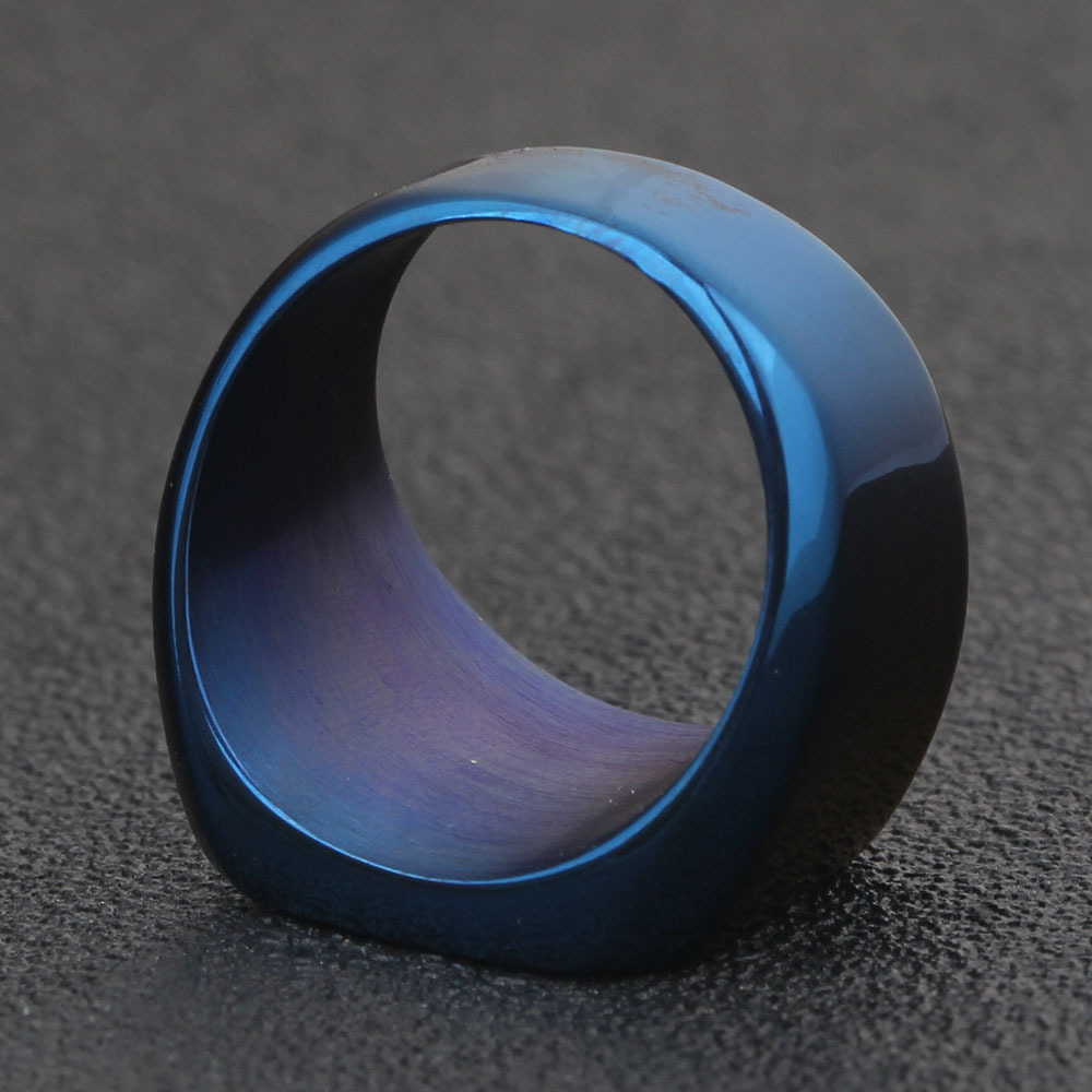 17g Weight Rings Classification 5, 6, 7 Ring Size 1 Piece Quantity Party, Street Occasion Titanium Steel Material Solid Color Pattern All Seasons Season Men's Gender Plating Design Hip-Hop, Simple Style Style Hip-Hop Simple Style Solid Color Titanium Steel Plating Men's Rings Men Band Rings 13