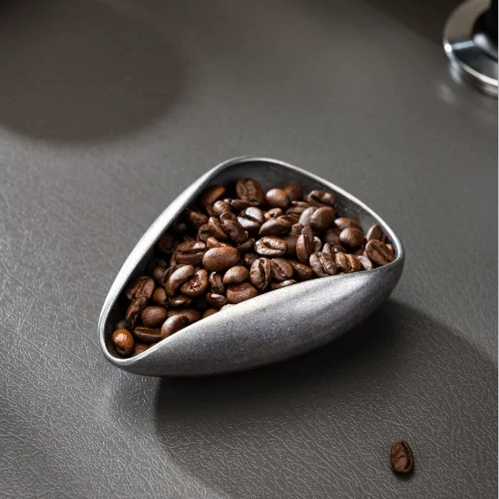 Coffee container stainless steel, measuring cup, measuring spoon