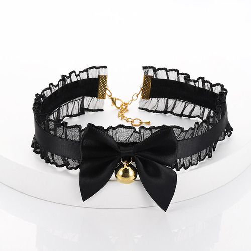 Clavicle chain clothing accessories neck collar sexy and interesting accessories lace bell collar collar with bell collar necklace