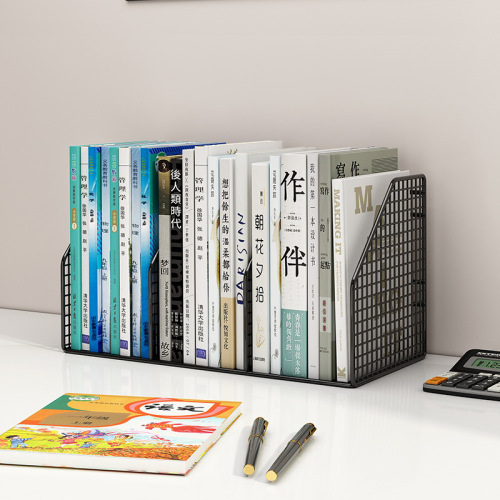 Desktop bookshelf children's picture book classification basket book storage box desk Oxford Tree organization magic display rack