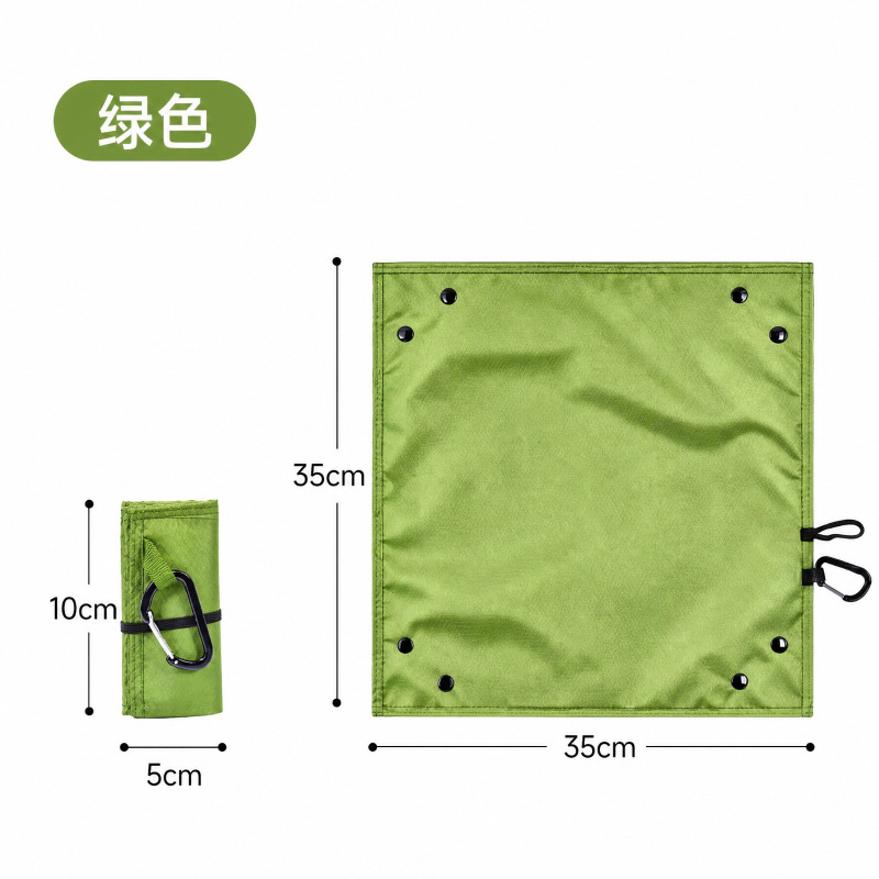 草绿色+桔红色