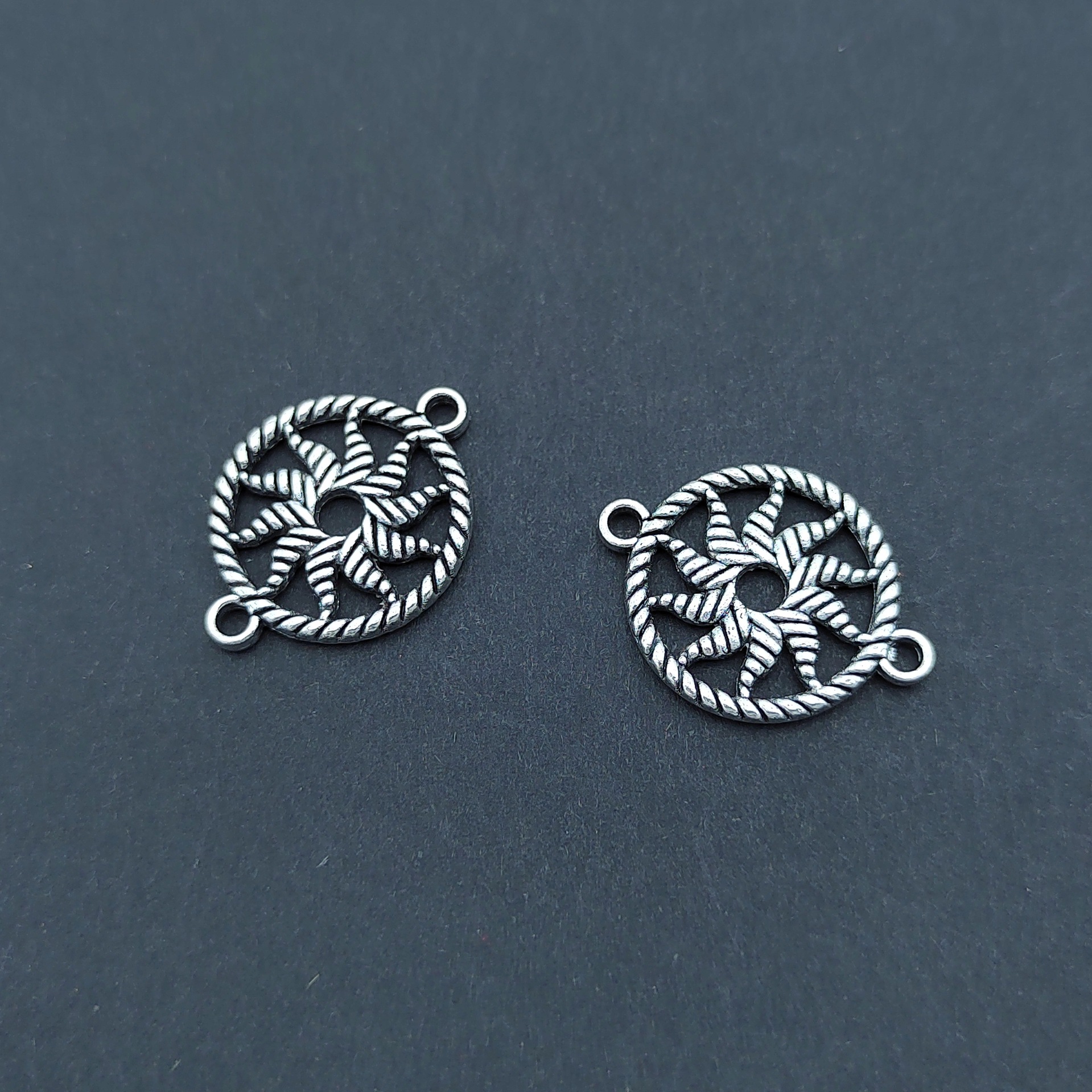 100 Pcs/package Simple Style Sun Alloy Plating Connector Jewelry Accessories display picture 4