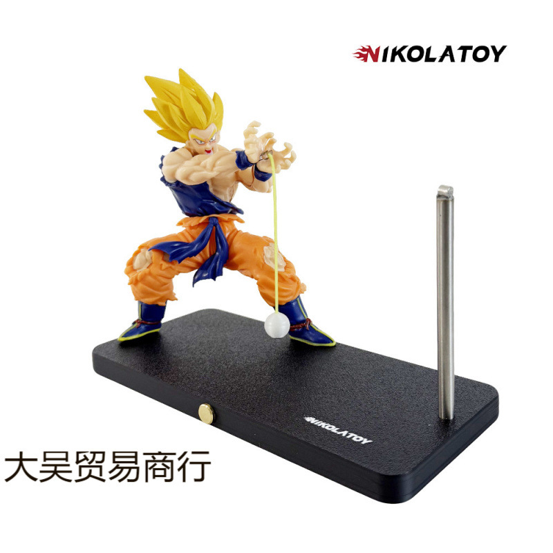 Tortuga Qigong Wave Wukong Linterna nocturna suspendida Dragon Ball Adornos de la mano alrededor de hombres y mujeres