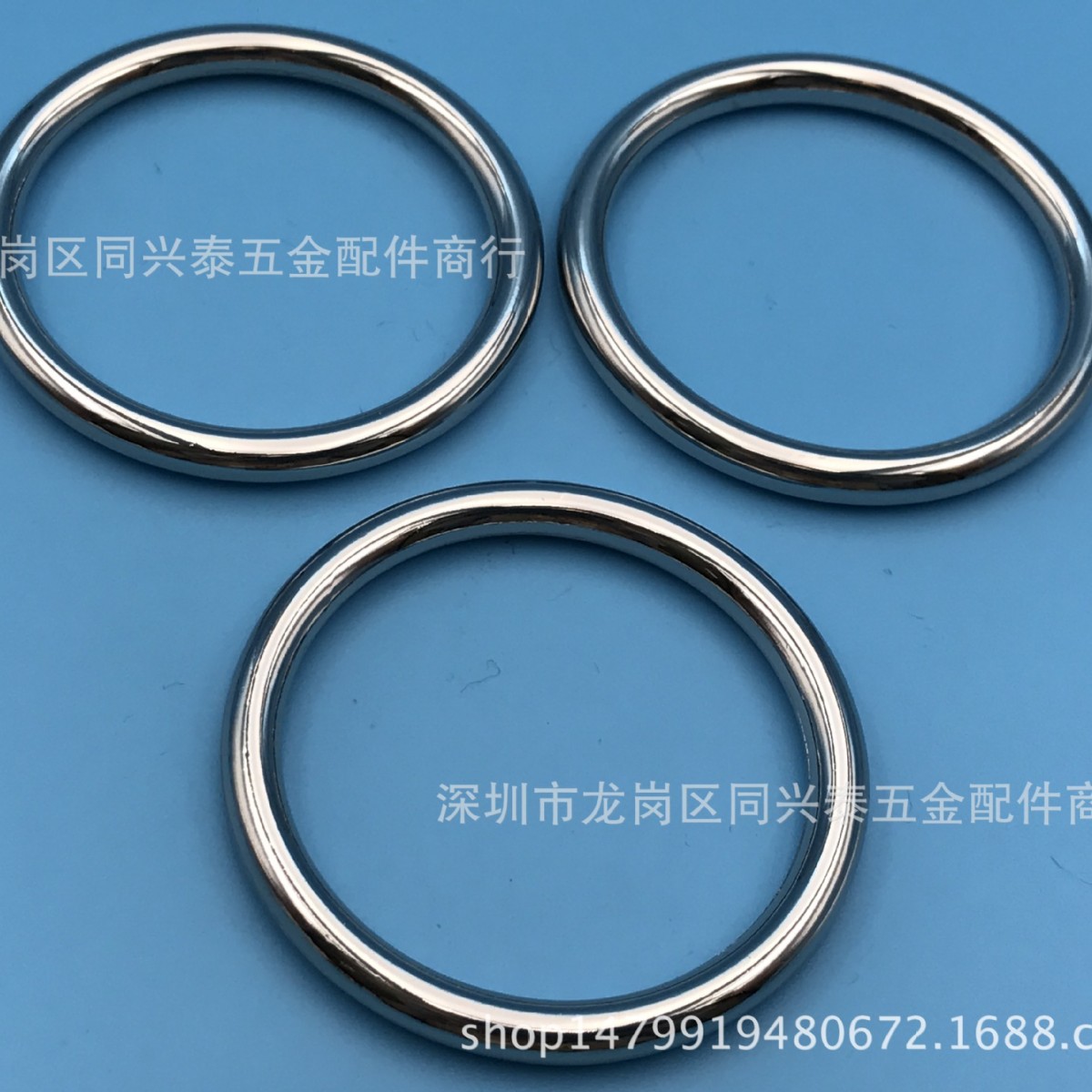 1寸半锌合金 压铸圆圈 鞋服饰金属圆环 手袋箱包装饰五金配件