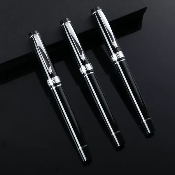 2025 new black business metal signature pen high-end ball pen hotel office neutral pen gift advertising pen