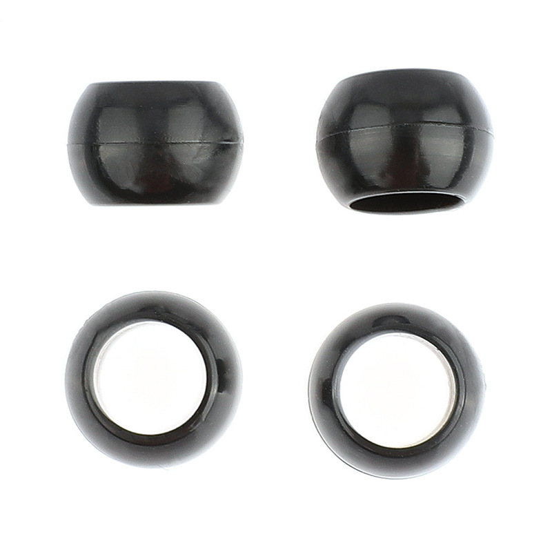 Factory plastic two-way adjustable hollow bead movable wrist strap fixed through fixed bead wrist strap barbed buckle