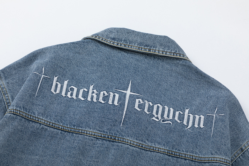 Herrenbekleidung Nische High Sense Denim Herren- und Damen-Ins Fashion Brand Casual Loose Jacket_voghion.com