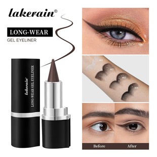 Cross-Border Lakerain Matte Gel Eyeliner Pointed Tip Su Dry Eyeliner Not Easy to Smudge Eyeliner