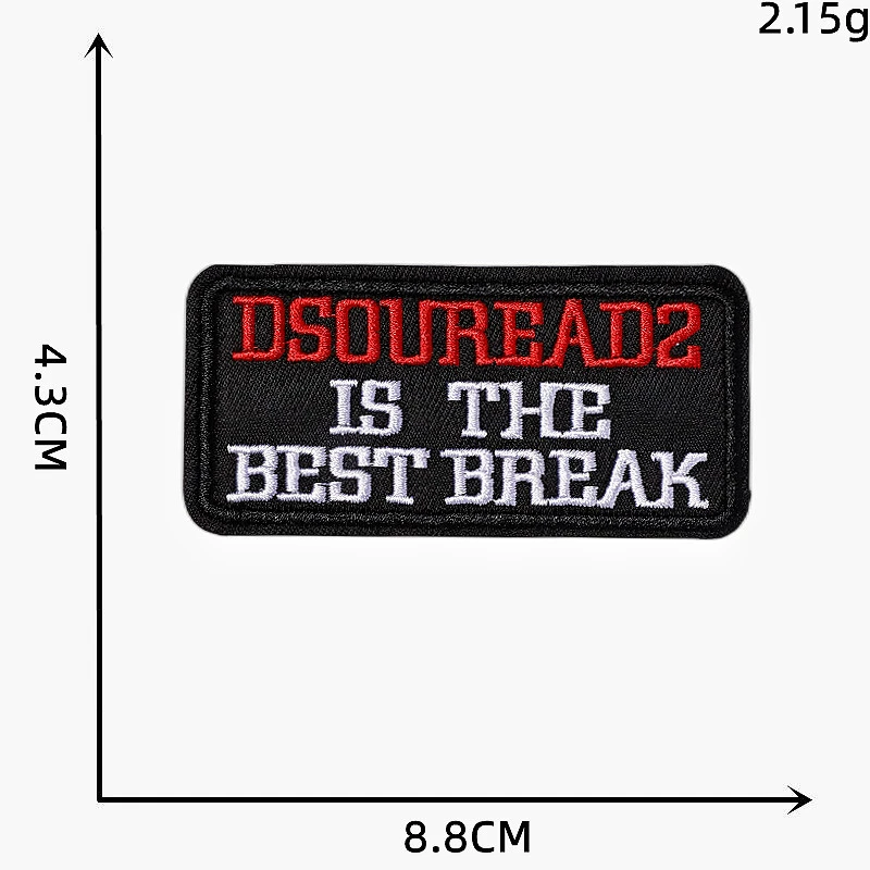 Black badge, down jacket, men's jeans, with embroidery