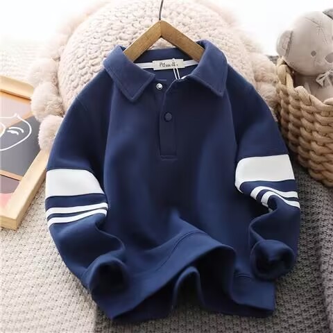 藏青  翻领 POLO