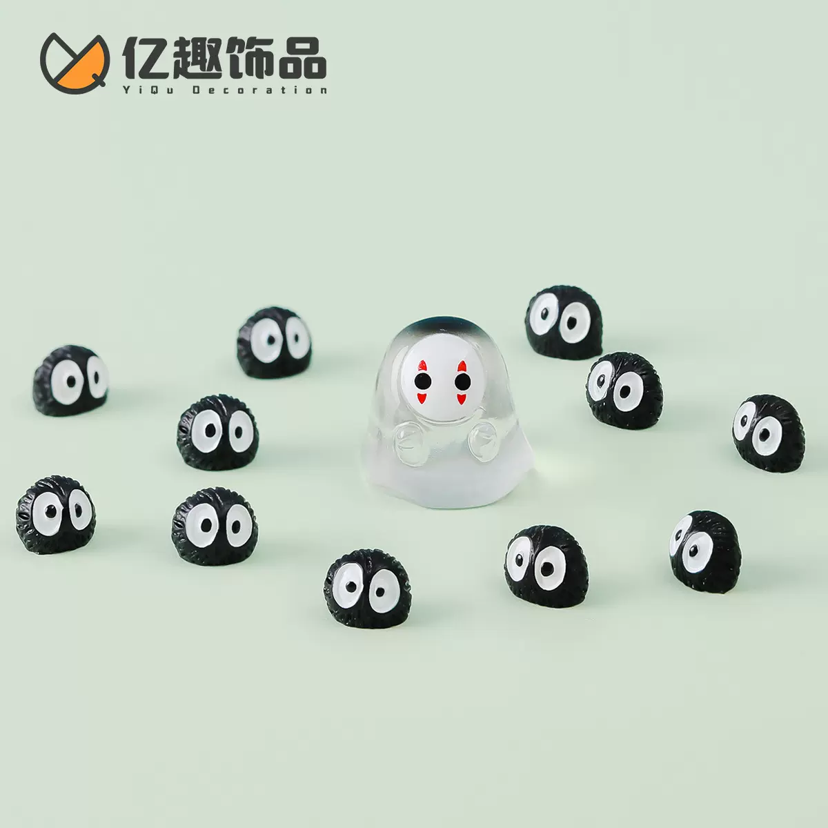 创意可爱小精灵萌粒公仔 立体造景diy装饰品配件微景观迷你小摆件