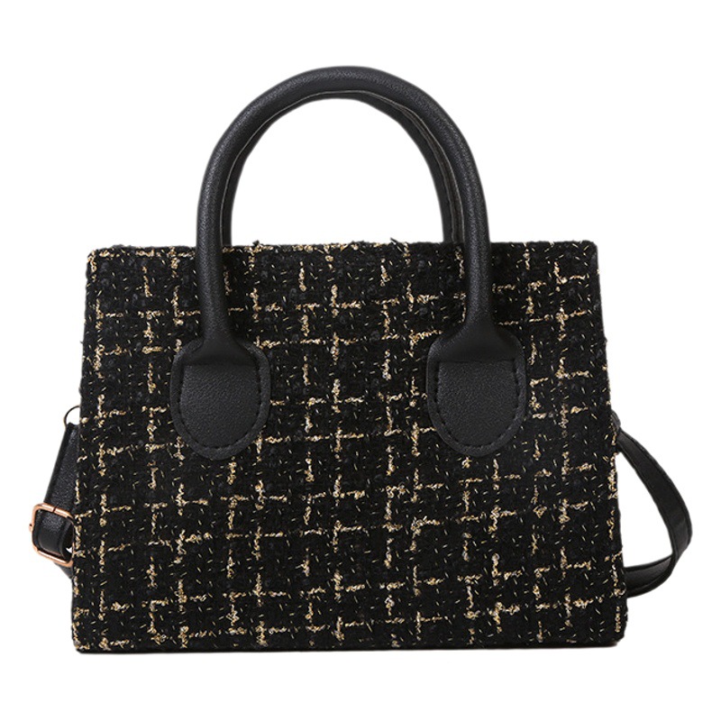 Internet celebridad estilo coreano bolso de las mujeres de la primavera 2022 nueva moda Plaid pequeño bolso cuadrado bolsa de hombro bolsa de mensajero