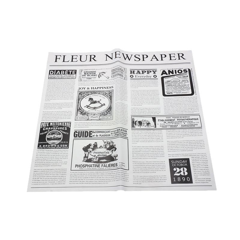 Huaxi Inglés papel hansu impermeable flor de embalaje material florista flores de ramos de embalaje