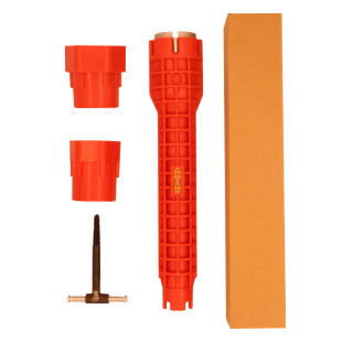 Factory Straight Hair Sink Bathroom Wrench Plumbing Installation Tool Household Water Pipe Faucet Angle Valve Sink Repair and Disassembly