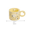 Capacious measuring cup with glass, cartoon high quality ceramics, Birthday gift, wholesale