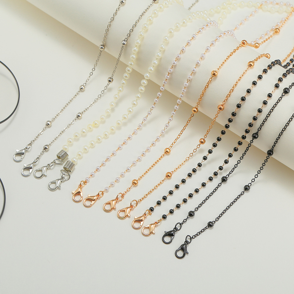 The European and American necklace chain eyeglass chain metal chain manufacturer